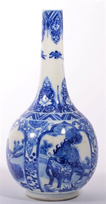 Lot 177 - A Chinese blue and white bottle vase