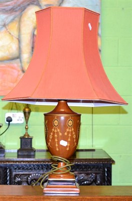 Lot 363 - A painted table lamp