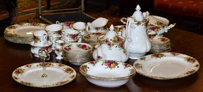 Lot 398 - A Royal Albert Old Country Rose dinner/tea service