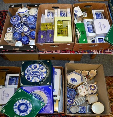 Lot 1012 - A collection of Ringtons blue and white assorted china (five boxes)