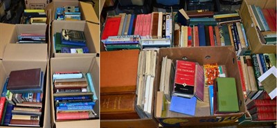 Lot 1062 - Fourteen boxes of books including; geographical, ecclesiastical, archeological and historical,...