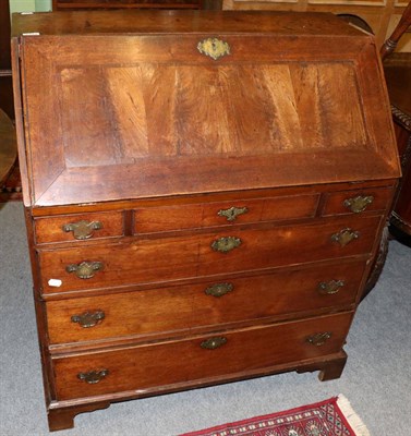 Lot 1231 - A George III mahogany bureau