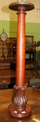 Lot 1251 - A mahogany torchere