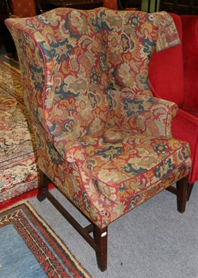 Lot 1266 - Wing back arm chair