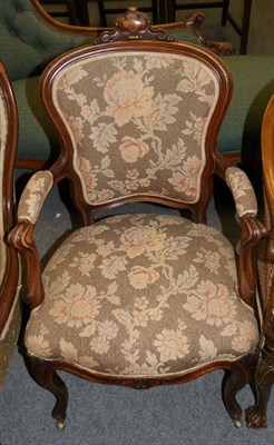 Lot 1276 - A 19th century fauteuil