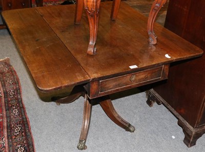 Lot 1333 - A 19th century mahogany Pembroke table