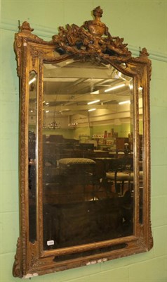 Lot 1356 - A French gilt framed mirror