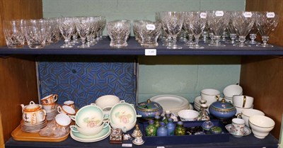 Lot 138 - A 1930s dolls teaset, original box; Susie Cooper and Wedgwood table wares; other ceramics;...