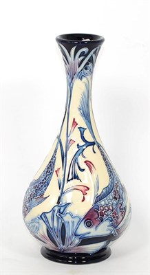 Lot 194 - Moorcroft pottery Hesperian Waters shape 80/9 limited edition 45/50 signed under glaze and over...