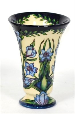 Lot 201 - Moorcroft pottery Kaffir Lily two star collectors club 87/6 shape vase numbered edition number...