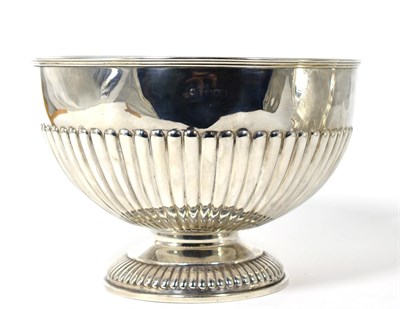 Lot 216 - A silver pedestal [punch bowl, William Hutton & Sons, London, date indistinct, 23.5cm diameter,...