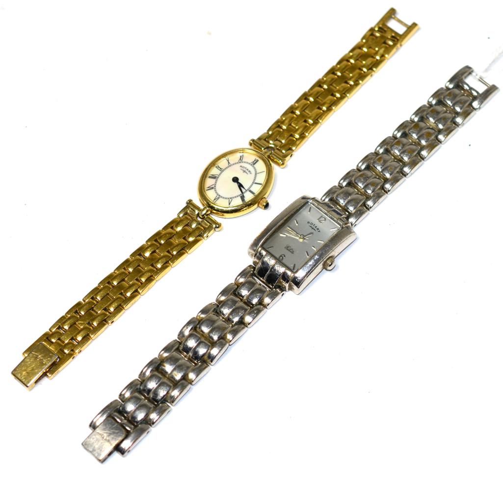 Lot 244 - Two Rotary lady's wristwatches with boxes and paperwork