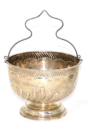 Lot 272 - A Victorian silver pedestal bowl, maker's mark rubbed, possibly Charles Stuart Harris, London 1894