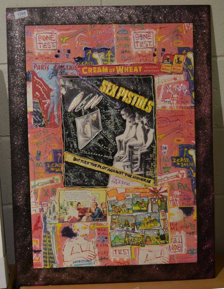 Lot 1268 - Jamie Reid (Contemporary) Sex Pistols mural