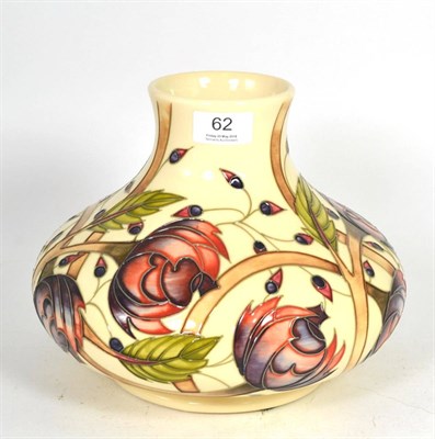 Lot 62 - A Moorcroft Pirouette Breeze pattern vase, designed by Emma Bossons, with painted and impressed...