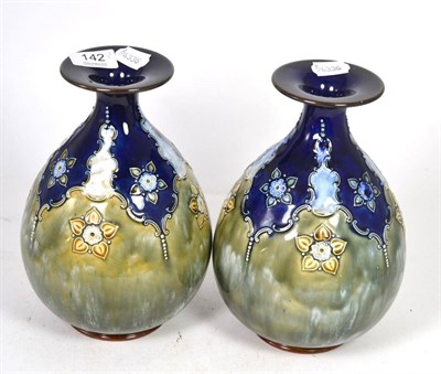 Lot 142 - A pair of Royal Doulton vases