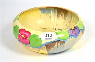 Lot 310 - A Clarice Cliff Bizarre bowl