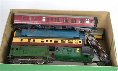 Lot 326 - Triang OO gauge; two princess locomotives; other locomotives and coaches