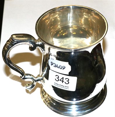 Lot 343 - A silver mug by Manoah Rhodes & Sons, London 1929