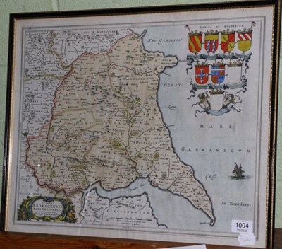 Lot 1004 - A 17th century map of East Yorkshire