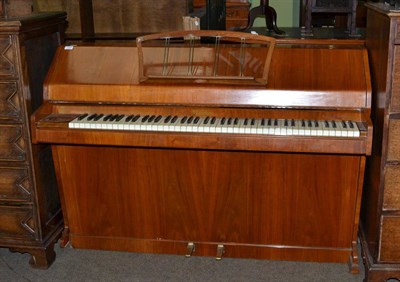 Lot 1143 - An Eaves ";mini"; upright piano