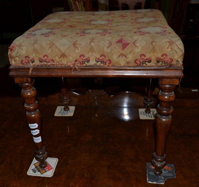 Lot 1199 - A 19th century rosewood stool