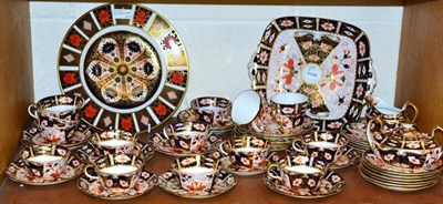 Lot 162 - Royal Crown Derby Imari pattern teawares