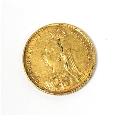 Lot 196 - A Victorian gold sovereign 1891