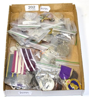 Lot 202 - A collection of mainly Police medals, most are replicas