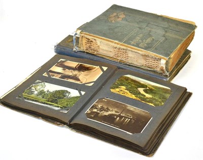 Lot 293 - Three postcard albums, topographical subject