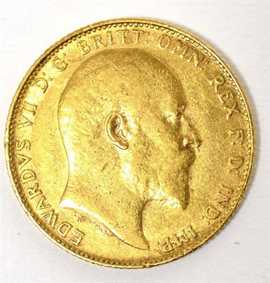 Lot 342 - A full sovereign dated 1910