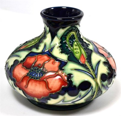 Lot 382 - Moorcroft Poppy pattern vase 32/5