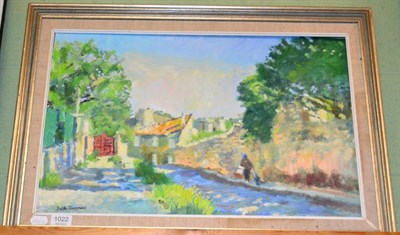 Lot 1022 - Faith Sheppord, ";Villeneuve les Avignon, Fort St-Andres"; oil on board