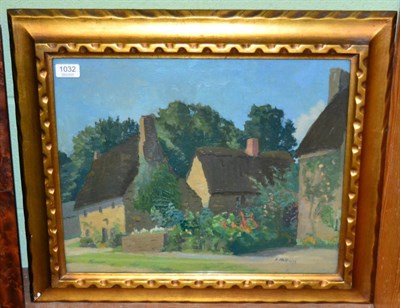 Lot 1032 - Attributed to Frederick Hall, The Post Office, High Swinton, bears signature and date 1926, oil...