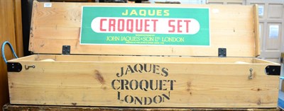 Lot 1227 - A Jaques of London boxed croquet set