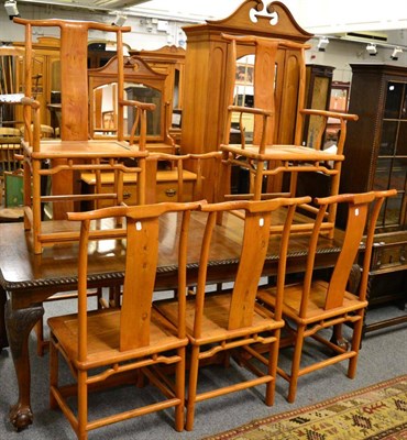 Lot 1240 - A set of eight Chinese chairs