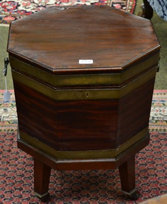 Lot 1354 - A reproduction mahogany cellarette