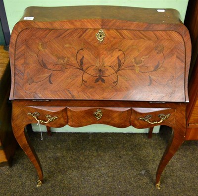 Lot 1392 - A 20th century French Kingwood bureau de dame