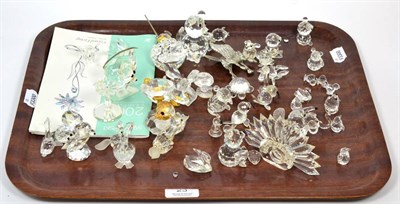 Lot 23 - ~ Swarovski and other crystal ornaments