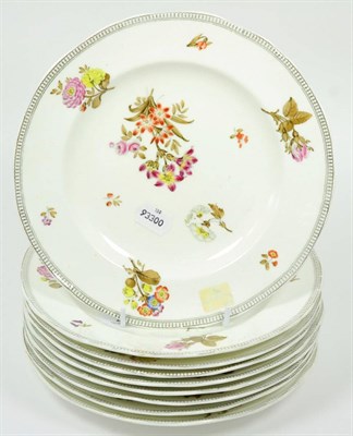Lot 25 - ~ A set of twelve Ashworth Bros. dinner plates and a set of twelve Minton-Boyle dinner plates (24)
