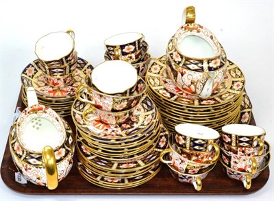 Lot 160 - ~ Royal Crown Derby Imari pattern teawares