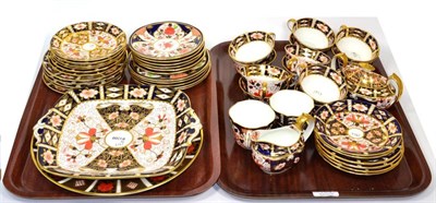 Lot 164 - ~ Royal Crown Derby Imari pattern teawares