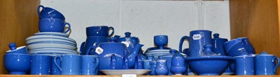 Lot 248 - A quantity of Moorcroft Powder Blue tea, coffee and breakfast wares