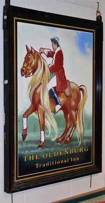 Lot 1081 - A large pub sign ";The Oldenburg"