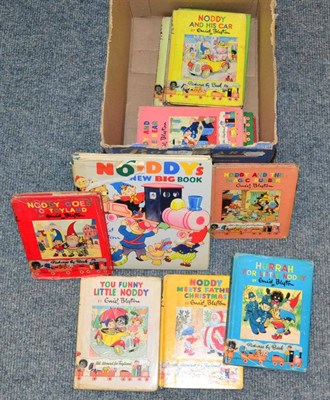 Lot 1123 - Noddy books by Enid Blyton a collection of 14 hard back editions  (from the first 15, lacks...