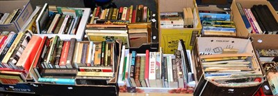 Lot 1149 - Fourteen boxes of books, mainly military relating to campaigns, tanks, regiments etc