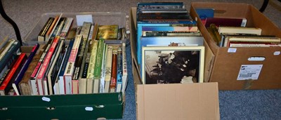 Lot 1151 - Thirteen boxes of books, mainly military relating to campaigns, tanks, regiments etc, and two small