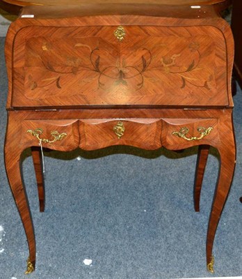 Lot 1196 - ~ A 20th century French Kingwood bureau de dame