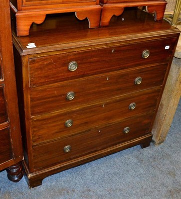 Lot 1224 - Mahogany four height chest of drawers