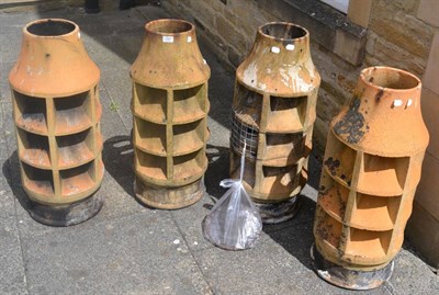 Lot 1267 - Four Sankeys, Canning Town, pottery chimney pots